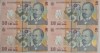 Romania - Coala 10 lei 2024 - 4 bancnote netaiate -- UNC !!!