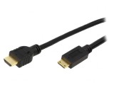 Cablu HDMI 1.4 Mini HDMI 2m Negru
