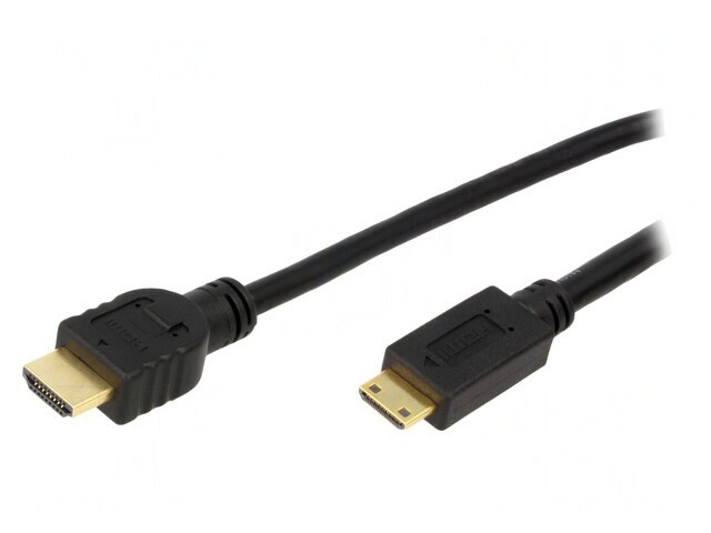 Cablu HDMI 1.4 Mini HDMI 1m Negru
