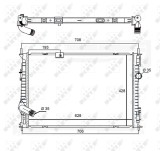 NRF 58455 Radiator, racire motor