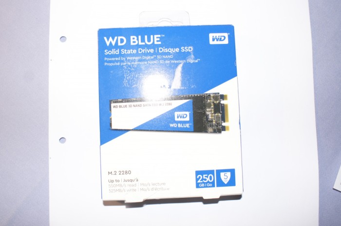 SSD Western Digital WDS250G2B0B, 250GB, M2 2280, SATA 3, ambalaj deschis