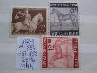 1943-Germania-2 complet set-MLH-Perfect foto