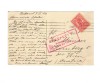 1916 - Carte postala circulata Bucuresti-Wien, cenzurata la Timisoara