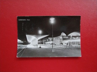 CARTE POSTALA - RPR - CONSTANTA - GARA foto