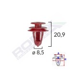 Clips Tapiterie Pentru Lexus/Suzuki/Toyota - 8.5X20.9Mm - Rosu Set 10 Buc 137110 B19257-RMX