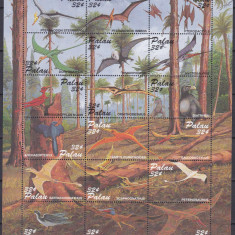 DB1 Fauna Palau Reptile Preistorice MS MNH