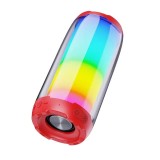Cumpara ieftin Boxa Portabila TWS Kakusiga KSC-611 360 Colorful Light, Bluetooth 5.0, Rosu