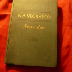 N.A.Necrasov - Poeme Alese 1953 - Ed.ARLUS ,caronata , 120 pag,trad.Miron Radu P