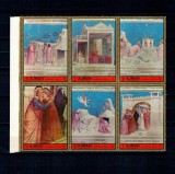 Ajman 1972 - Picturi de Giotto, arta, serie neuzata