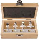 Makita D-53534 - Set cutite frezat tija 8 mm ambalaj lemn 4 bucati