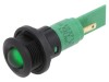 Lampă de control LED verde 12V &Oslash;16mm