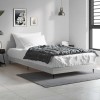 VidaXL Cadru de pat, gri sonoma, 90x200 cm, lemn prelucrat 832275
