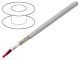 Cablu EcoCable Mini 3x20AWG Gri &Icirc;nchis 30,5m