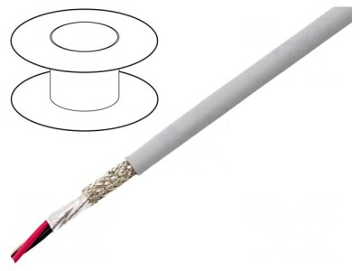 Cablu EcoCable Mini Gri 30,5m 300V foto