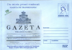 Intreg pos plic nec 2003 - Din istoria presei romanesti Gazeta de Transilvania foto