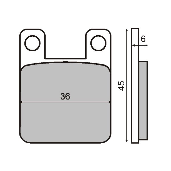 Placute frana organice RMS Peugeot Cod Produs: MX_NEW 225100080RM