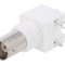 Conector BNC mamă 90&deg; aurit 50&Omega;