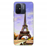 Husa compatibila cu Xiaomi Redmi 12C Silicon Gel Tpu Model Desen Turnul Eiffel