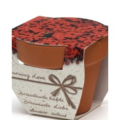 Greengift Terracotta Terracotta Burning Love Kit Gradinarit