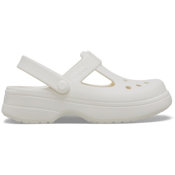 Saboti Crocs Classic Mary Jane Clog Kids Alb - Chalk