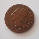 Moneda Franța 1 Liard 1782 Lille (W) Ludovic XVI - Deniers, Moneda Veche