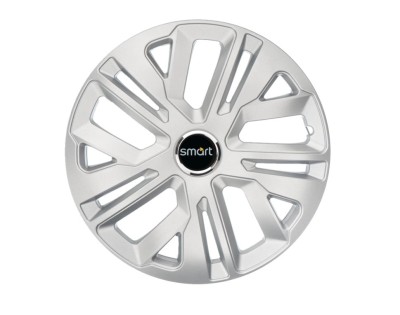 Set 4 capace roti Raven Gri R15, pentru gama auto SMART foto