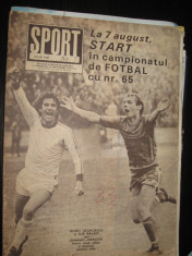 Revista Sport(nr. 7/1982)-U Cluj campioana la baschet, Jiul Petrosani prezentare foto