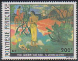 POLYNESIA - 1979 - Gauguin - Tu attends la lettre, Arta, Nestampilat
