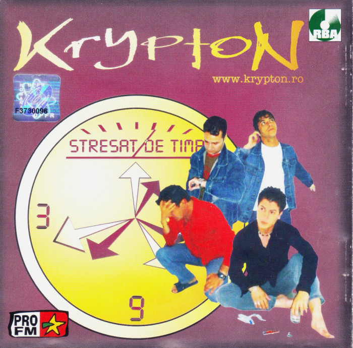 CD Rock: Krypton &ndash; Stresat de timp ( 2002, original, stare foarte buna )