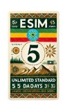 ESIM Ethiopia, Unlimited Standard, 5 Days