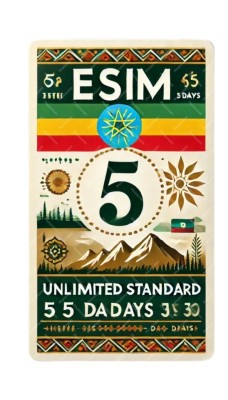 eSIM Ethiopia, Unlimited Standard, 5 Days foto