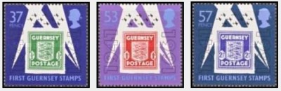 Guernsey 1991 - Timbru pe timbru, serie neuzata foto