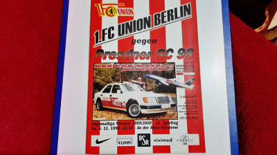 program FC Union Berlin - SC Dresdner foto