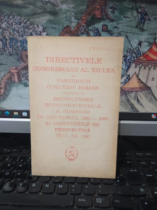 Directivele Congresului al XII-lea al Partidului Comunist Rom&acirc;n cu privire la dezvoltarea economico-socială a Rom&acirc;niei &icirc;n cincinalul 1981-1985..., 105