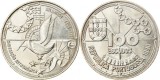 Portugalia 100 Escudos 1990 &#039;Navigație celestă&#039; aUNC KM649 Comemorativă