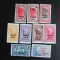 MADAGASCAR SERIE CU DUBLU TIPAR MNH/MH=82