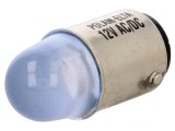 Lampă LED albastră 24V BA15D