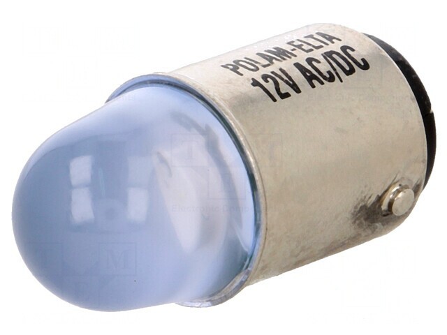 Lampă LED albastră 24V BA15D