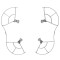 Sistem de protectie elice, STARTRC, compatibil cu drona DJI Mini 3, ultrausor