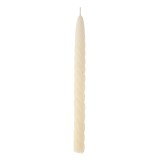 Cumpara ieftin Set 6 lumanari Crem Twisted 25 cm