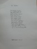 Manuscris de expozitie scris olograf de poeta Agatha Grigorescu Bacovia, poezia Ad Astra