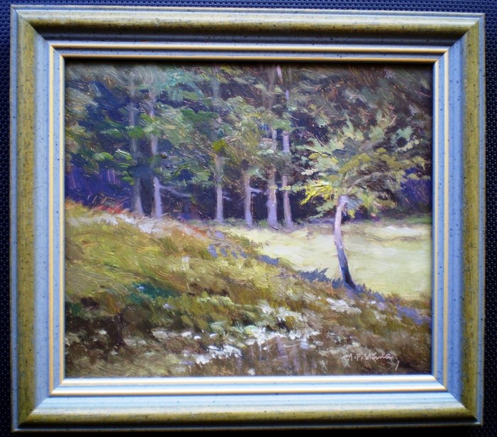 T.051 TABLOU ULEI PEISAJ PADURE SEMNAT Franti&scaron;ek M. Skula