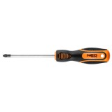 Surubelnita Pozidriv PZ2x100 mm magnetica, maner ergonomic NEO Tools