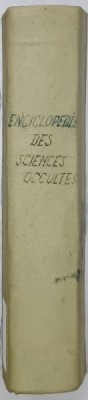 ENCYCLOPEDIE DES SCIENCES OCCULTES , intruduction de M.C. POINSOT , ANII &amp;#039;20 foto