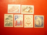 6 Timbre CHILE nestampilate ,serie1val. sau deparaiate : Turism ,Paduri , Cupru, Nestampilat