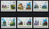 LAOS 2005 - Arhitectura, timbre Europa / serie completa MNH, Nestampilat