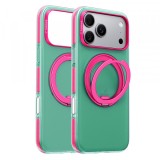 Husa MagSafe pentru Apple iPhone 18 Pro Max / 17 Pro Max, Torras, Ostand O3 Hue, Verde