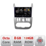 Navigatie Dacia Duster 2010-2012 5960Pro-099 Android Octa Core Qualcomm 2K Qled 8+128 DTS DSP 360 4G Optical CarStore Technology