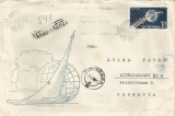 Romania, plic recomandat, circulat international in Germania, 1958