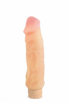 Vibrator Realistic X5+ Hard On, Natural, 22.5 cm foto